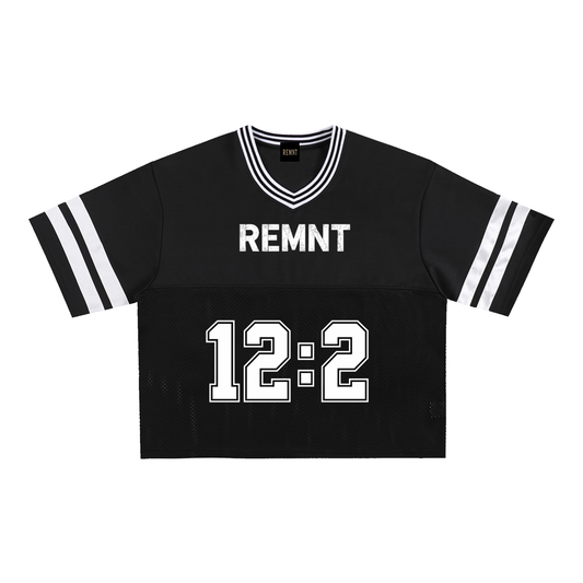 Taped Mesh Boxy T-Shirt