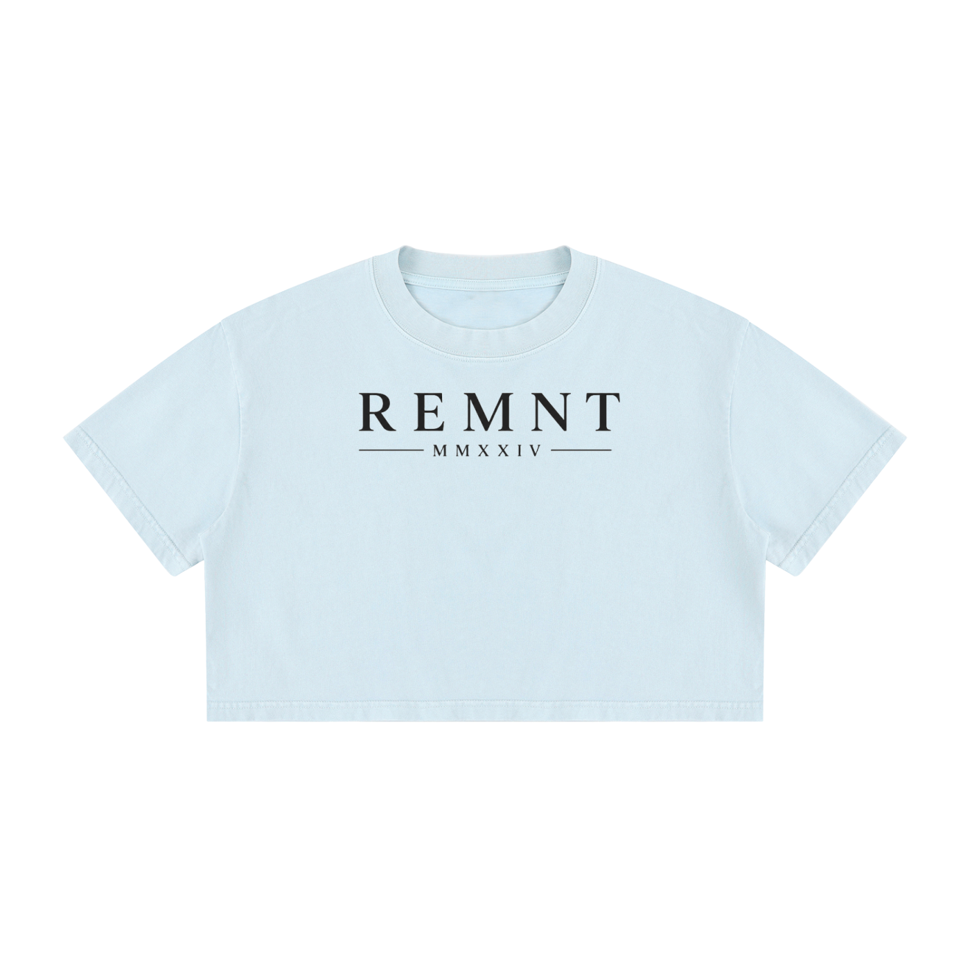 Women's Mineral Wash Cotton Crop T-Shirt