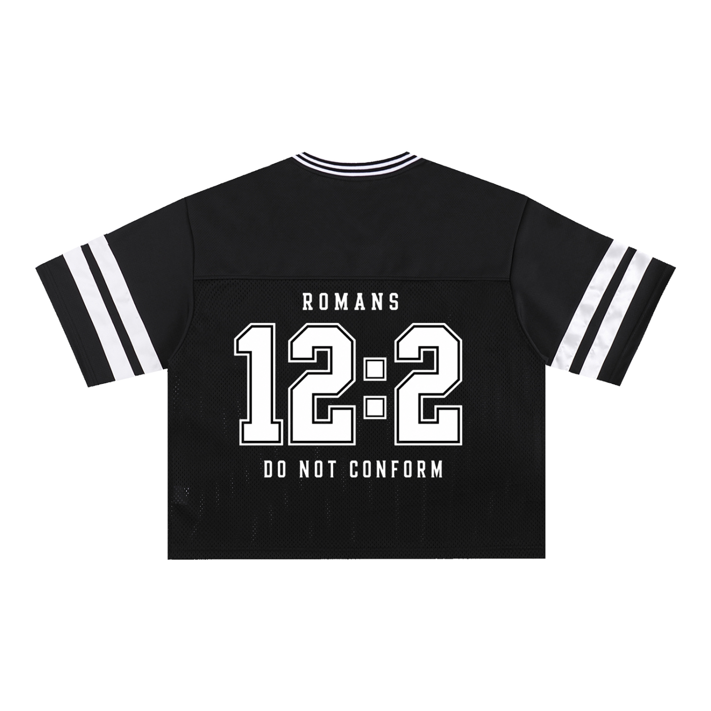 Taped Mesh Boxy T-Shirt