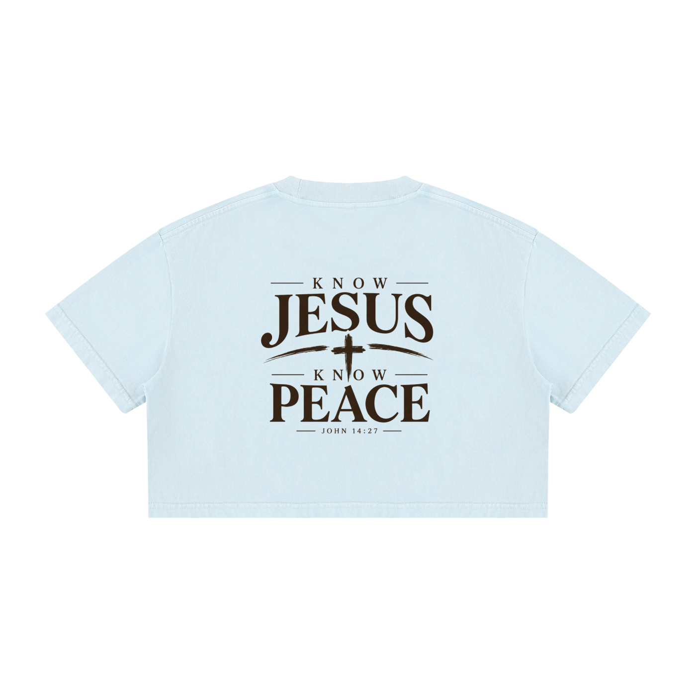 Women's Mineral Wash Cotton Crop T-Shirt