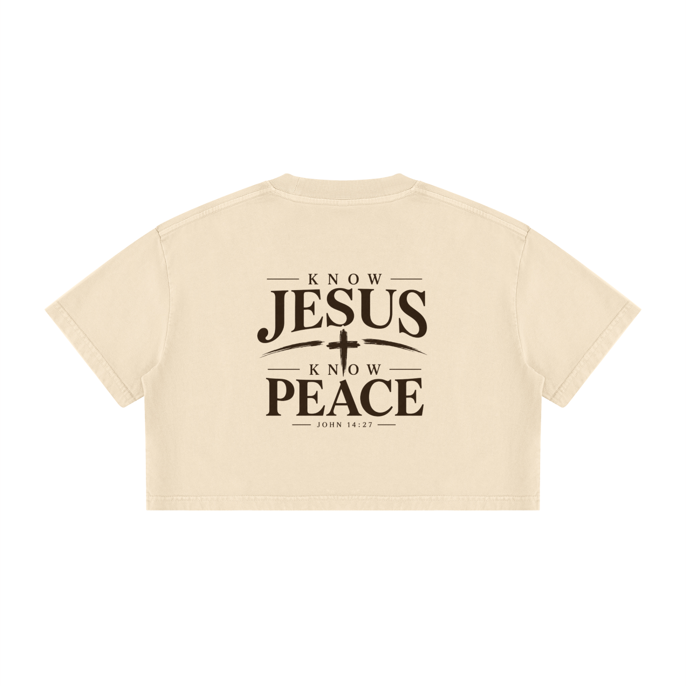 Women's Mineral Wash Cotton Crop T-Shirt