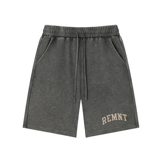 Mineral Wash Waffle Knit Shorts